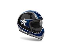 Airoh Casque moto jet J 110 Command Bleu 2XL (63 cm)