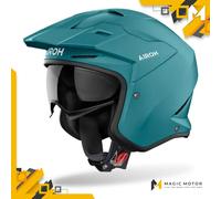 Casque moto Jet Airoh KOMBAKT L SOLIDE Vert