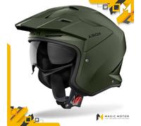 Casque moto Jet Airoh KOMBAKT XS SOLIDE Vert