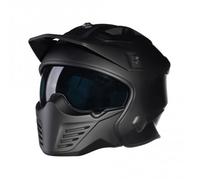 Casque moto jet Bayard Xp-69 Draco Hybrid - noir mat - S L