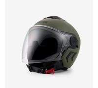 Casque Moto Jet Blauer DJ-01 MONO Vert Opaque Double Visière ECE2206