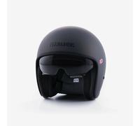 Casque Moto Jet Blauer PILOT 06 MONO En Fibre Gris Titane Mat ECE2206