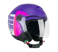 Casque moto jet enfant CGM 261X Mini Sign Violet M (51/52 cm)