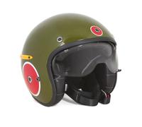 Casque moto jet Harisson Corsair Zéro - vert bullet - S S