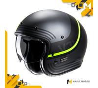 Casque moto Jet HJC V31 L BYRON Argent Opaque