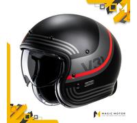 Casque moto Jet HJC V31 M BYRON Noir Opaque