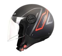 LS2 Helmets Casque jet OF558 Sphere Lux II Minim – Homologué ECE 22.06 – Noir 2XL