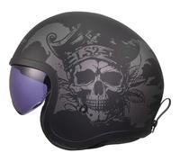 Casque moto jet LS2 OF599 Spitfire II Willy Noir XS (53/54 cm)