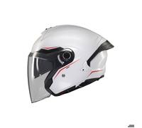 Mt Helmets Cosmo Sv Solid Open Face Helmet Blanc XL