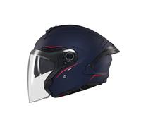 Casque moto jet MT Helmets Cosmo Sv Solid A7 Bleu XS (53/54 cm)