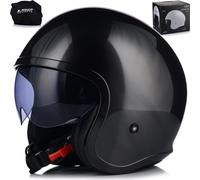 Casque moto jet rétro | LS2 OF599 SPITFIRE | casque scooter chopper M - 57-58cm