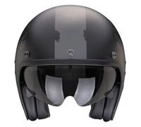 Casque moto jet Scorpion Belfast Evo Spade - noir mat/argent M