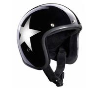 Bandit Jet Star Black Casque Jet, noir-argent, taille L pour homme