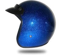 Casque Moto Jet Vintage,3/4 Ouvert Rétro Moto Demi-Casqu Hommes Femmes Anti-Collision Helmet ECE Homologué pour Scooter Chopper Cyclomoteur