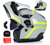 Casque moto LS2 FF908 Strobe II AutoX Gris et jaune XS