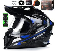 Casque moto LS2 MX701 Explorer Adventure Blu-06 L ECE 22.06