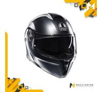 Casque moto Modulable AGV STREETMODULAR XL Résia Argent