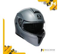 Casque moto Modulable AGV STREETMODULAR XL SOLIDE Argent