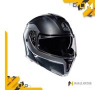Casque moto Modulable AGV STREETMODULAR XXL Lévico Argent