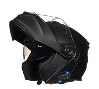 Casque Moto Modulable avec Bluetooth Casques Intégral Moto Homme Et Femme DOTECE Homologué Casques Motocross Modulables avec Double Visière Flip-Up Casque 6,XL:61-62CM