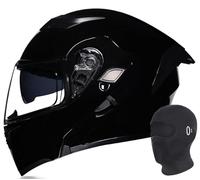 Casque Moto modulable avec Double visière, Pare-Soleil, système de Ventilation, ABS, Homologation ECE 22.06 - Casque intégral modulable pour Motos et cyclomoteurs 8,2XL61-62CM