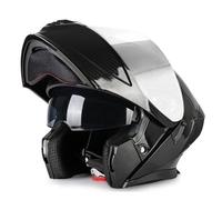 Casque Moto Modulable Casques Scooter Chopper DOTECE Homologué Adulte Casques Intégraux Flip-Up Anti-Collision pour Locomotive Homme Femme Casques Modulables 12,XL:61-62CM