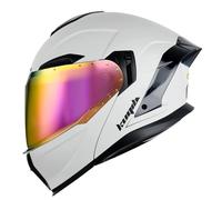 Casque Moto Modulable DOTECE Homologué Casques Intégral Flip-Up Modulables Homme Et Femme Casques Intégraux avec Anti-Buée Double Visière Adulte Casques Motocross 3,M:'57-58CM