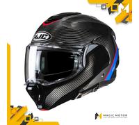 Casque moto Modulable HJC F100 CARBON S STAN Noir Brillant