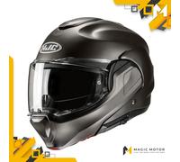 Casque moto Modulable HJC F100 L SOLID Gris Opaque