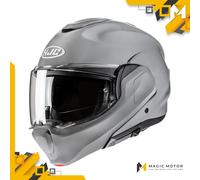 Casque moto Modulable HJC F100 M SOLID Gris Brillant