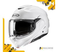 Casque moto Modulable HJC F100 XS SOLID Blanc Brillant