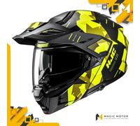 Casque moto Modulable HJC i80 L ROKI Jaune