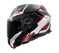 Casque moto modulable LS2 FF901 Advant X Spectrum - black/white/red - Noir - L (59/60 cm)