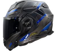 LS2 Helmets Casque moto FF901 Advant X Spectrum Noir/Titane/Bleu XS