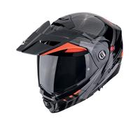 Casque moto modulable Scorpion ADX-2 Lewis - noir/rouge S