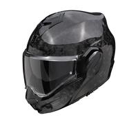 Casque moto modulable Scorpion Exo-tech Evo Onyx Carbon Solid Noir S (55/56 cm)