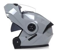 Casque Moto Modulaire à Élément Escamotable avec Double Visiere, Homologué Dot ECE, Léger, Casque Intégral pour Hommes et Femmes Adultes M57-58CM