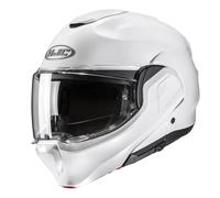 Casque Moto Modulaire HJC F100 SOLIDE PERLE BLANCHE BRILLANTE 189229