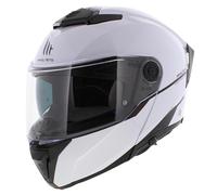 Casque moto modulaire MT Atom 2 SV blanc brillant uni