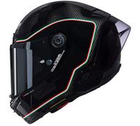 Casque moto NOLAN X-804 RS ASSO DI PICCHE 341 (CLAIR ET ARGENT