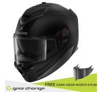 Shark Spartan Gt Pro Blank Full Face Helmet Noir XS