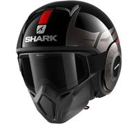 Casque moto Shark Street Drak - Tribute RM noir rouge - Taille XS