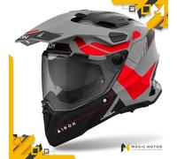 Casque moto Touring/Adventure Airoh COMMANDER 2 XXXL RÉVÉLER Gris