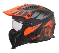 LS2 Helmets Casque Jet OF606 Drifter Gas ECE 22.06 Gris/Orange Taille XS