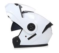 Casque Moto Type Flip-Up Intégral Modulaire, avec Visiere Soleil Intégrée, Homologué ECE Dot, Léger L59-60CM