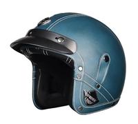 Casque Moto Vintage Casques Jet ECEDOT Homologué 3/4 Face Ouverte L'allemande Demi Casque De Mot avec Visière Amovible Casques Bols Mobylette pour Adultes Homme Et Femme 6,XL:61-62CM