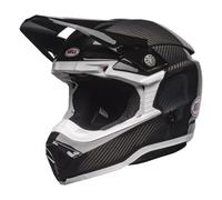 Bell Helmets Casque Off-Road Moto-10 Spherical Solid – Noir/Blanc Brillant