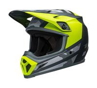 Bell MX-9 MIPS Alter Ego Camo, casque à croix S Noir/Gris/Jaune Néon Noir/Gris/Jaune Néon