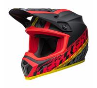 Casque Motocross BELL MX-9 MIPS Offset Matte Black Rouge