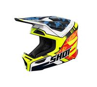 Shot Race Gear Furious Flash Junior Junior Off-road Helmet Jaune S Enfants